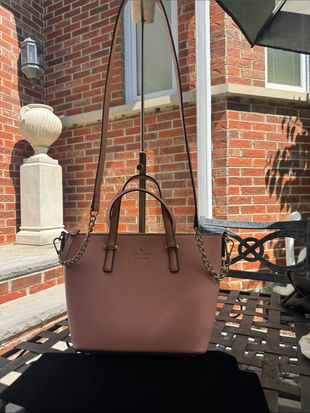 kate spade structured saffiano